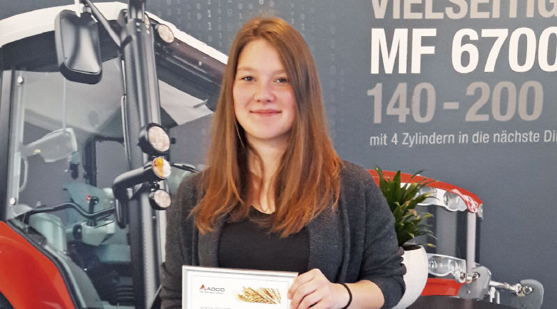 Auszubildende Sina Heidmann